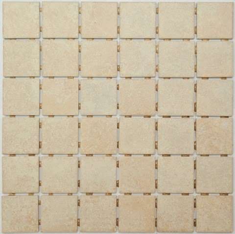 Мозаика NS Mosaic PR4848-28, цвет бежевый, поверхность матовая, квадрат, 306x306