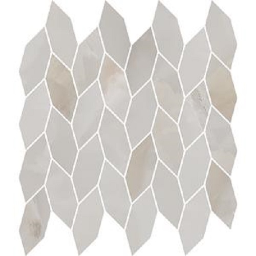 Мозаика Cerdomus Alma Mosaico Gemma Onice Levigato 94441, цвет серый, поверхность лаппатированная, прямоугольник, 320x370