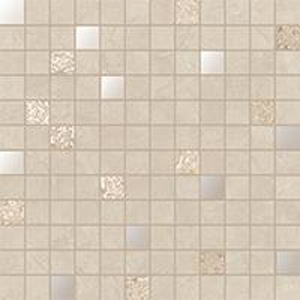 Мозаика Ibero Mosaico Selecta Crema, цвет бежевый, поверхность глянцевая, квадрат, 300x300