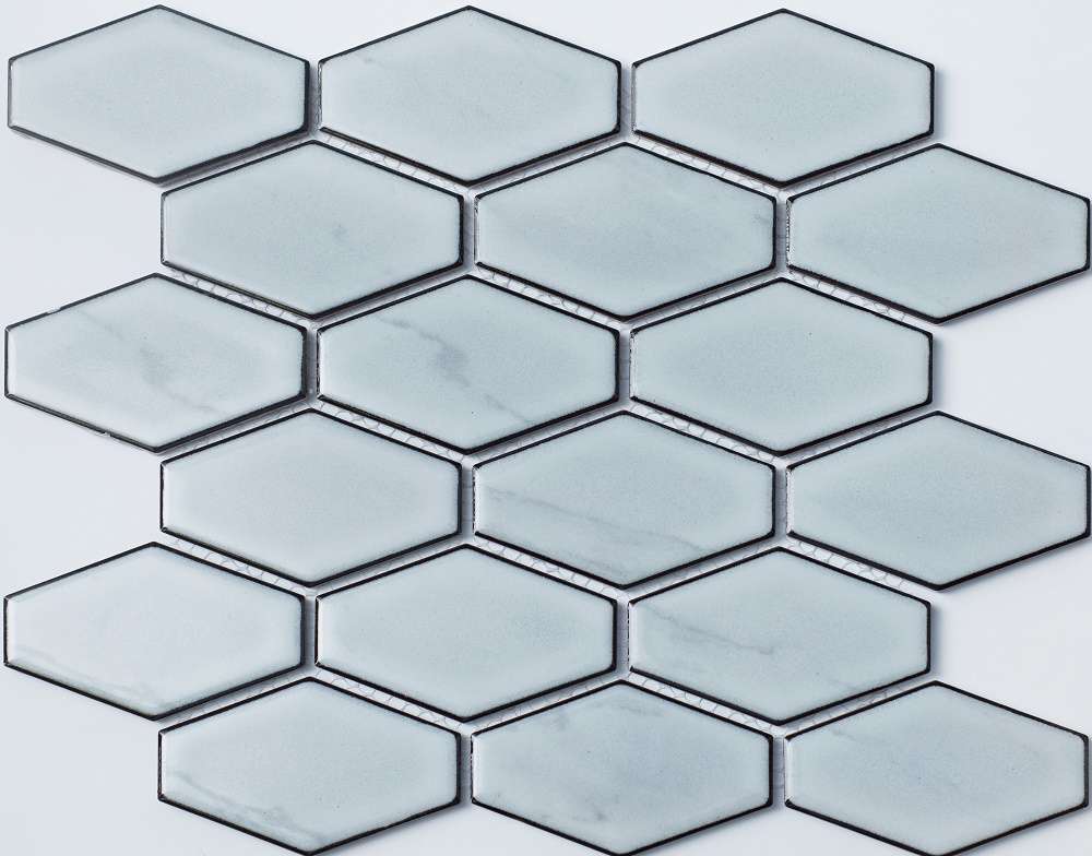 Мозаика NS Mosaic Rustic R-311, цвет серый, поверхность глянцевая, прямоугольник, 268x294