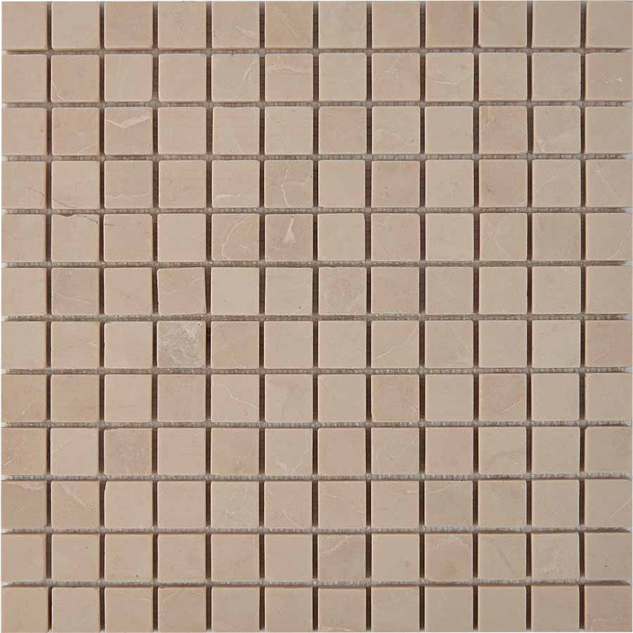 Мозаика Pixel Mosaic PIX230 Мрамор (23x23 мм), цвет бежевый, поверхность матовая, квадрат, 300x300