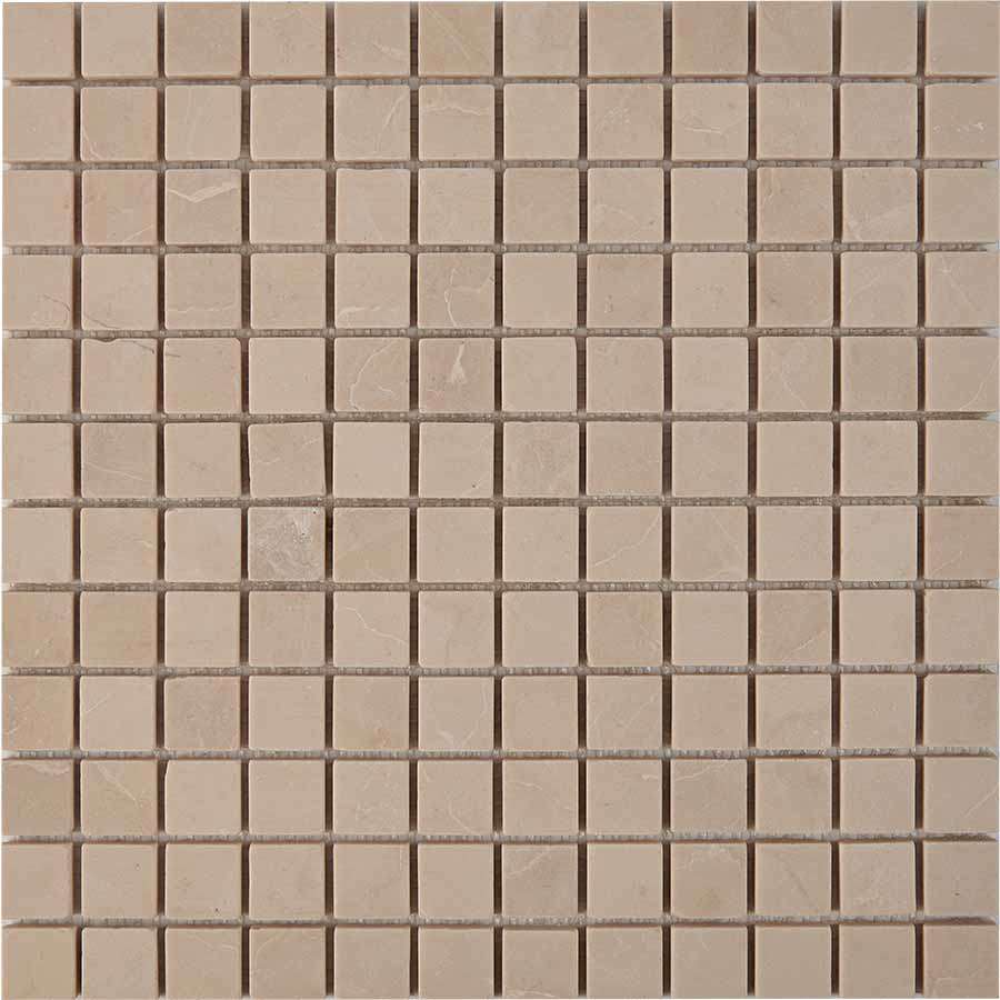 Мозаика Pixel Mosaic PIX230 Мрамор (23x23 мм), цвет бежевый, поверхность матовая, квадрат, 300x300