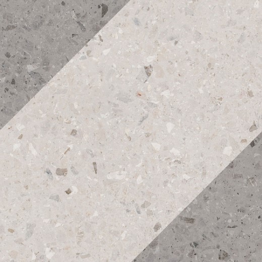 Декоративные элементы Wow Natural Drops Bit Decor Grey 108802, цвет серый бежевый, поверхность матовая, квадрат, 185x185