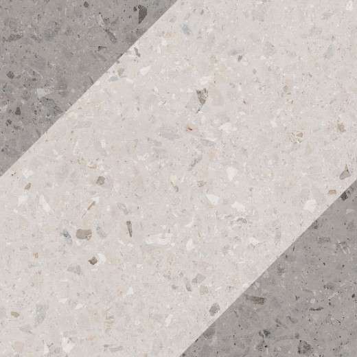 Декоративные элементы Wow Natural Drops Bit Decor Grey 108802, цвет серый бежевый, поверхность матовая, квадрат, 185x185