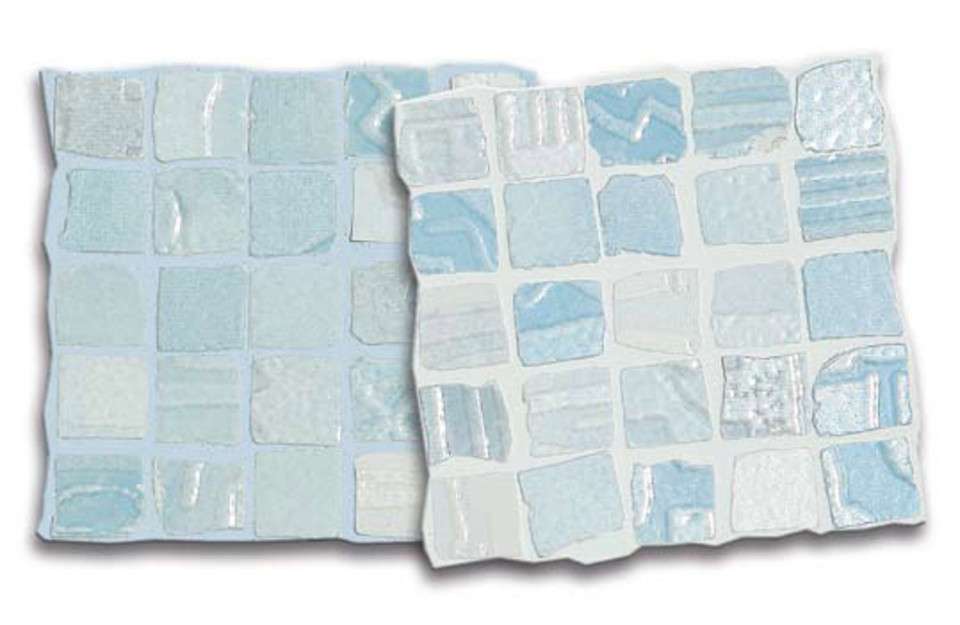 Мозаика Ker-av Mosaico Vero Australis (1X1) KER-MV114, цвет голубой, поверхность глянцевая, квадрат, 300x300