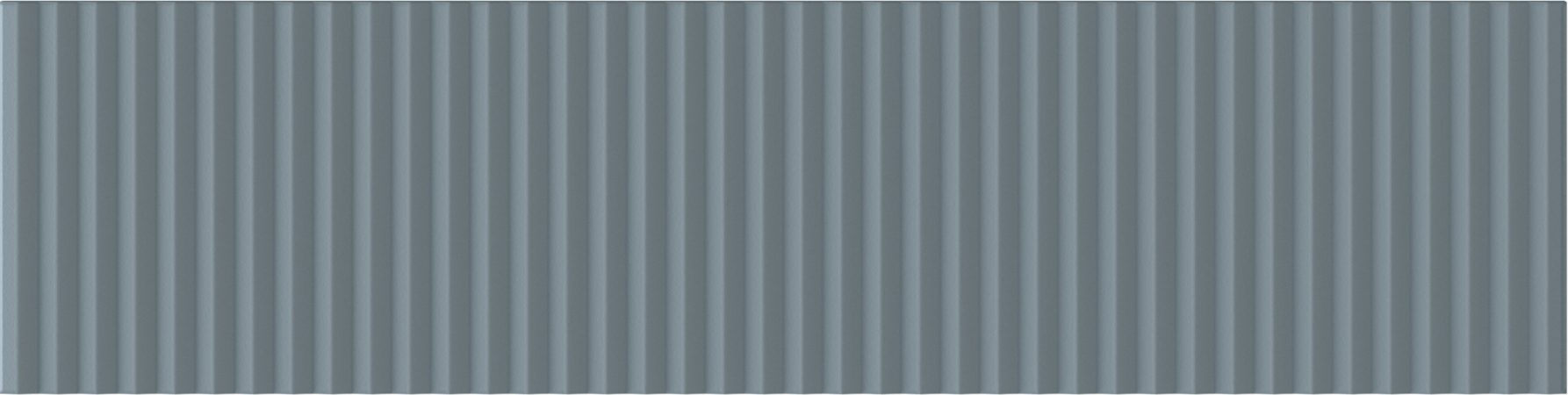 Керамическая плитка Wow Twin Peaks Low Sky 131559, цвет голубой, поверхность матовая 3d (объёмная), под кирпич, 75x300