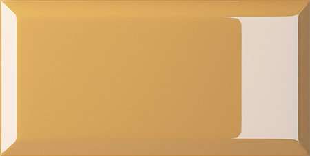 Керамическая плитка Vogue Bisello TR Mandarino, цвет жёлтый, поверхность глянцевая, кабанчик, 100x200