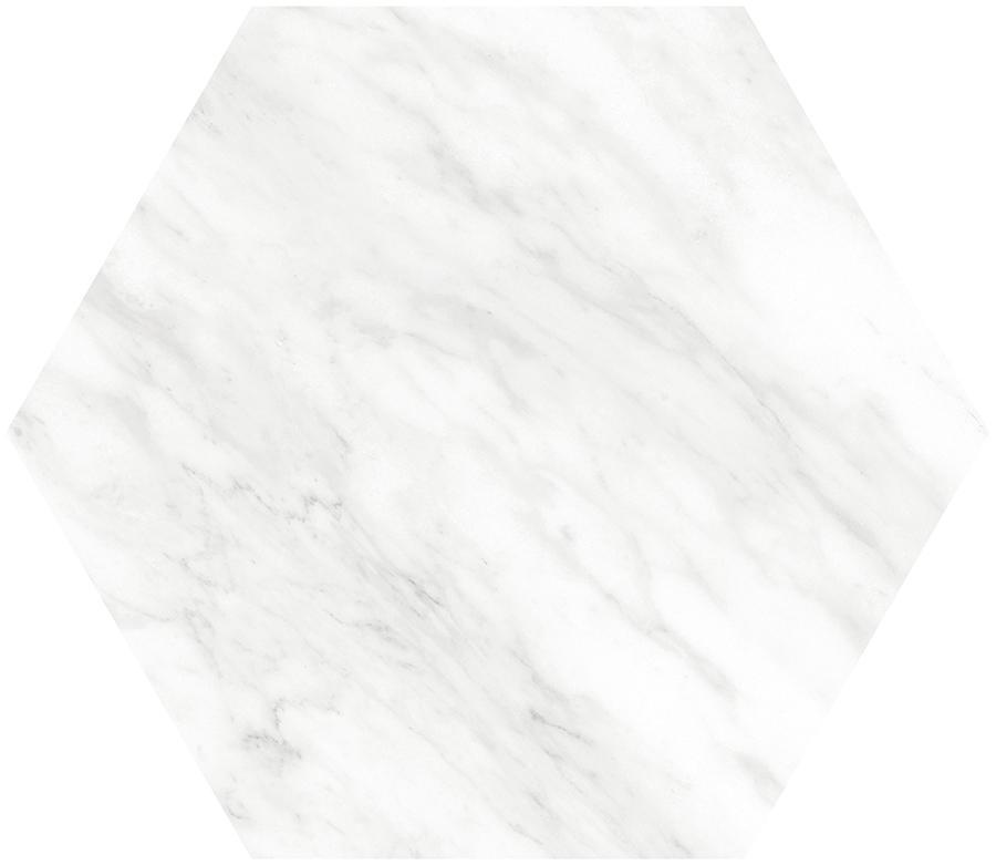 Керамогранит ITT Ceramic Volakas Hexa, цвет серый, поверхность матовая, шестиугольник, 232x267