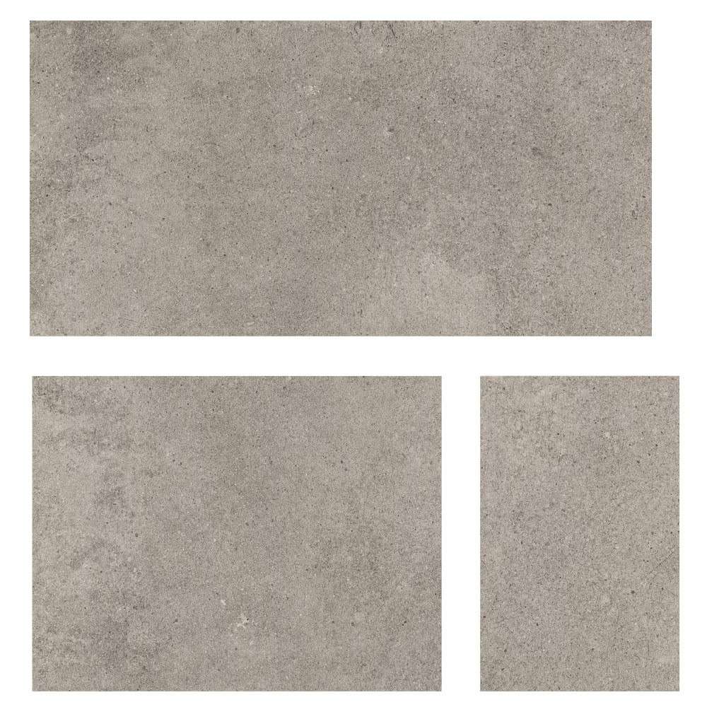 Керамогранит ABK Unika Grey Mix Floor Rett. UKR3416A, цвет серый, поверхность матовая, прямоугольник, 600x1200