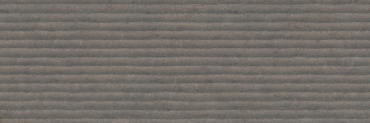 Керамогранит Porcelanosa Newport Old Dark Gray 100295111, цвет серый тёмный, поверхность матовая рельефная, прямоугольник, 333x1000
