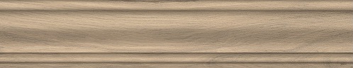 Бордюры Kerama Marazzi Монтиони Плинтус Бежевый Темный Матовый SG5264\BTG, цвет бежевый, поверхность матовая, прямоугольник, 80x396
