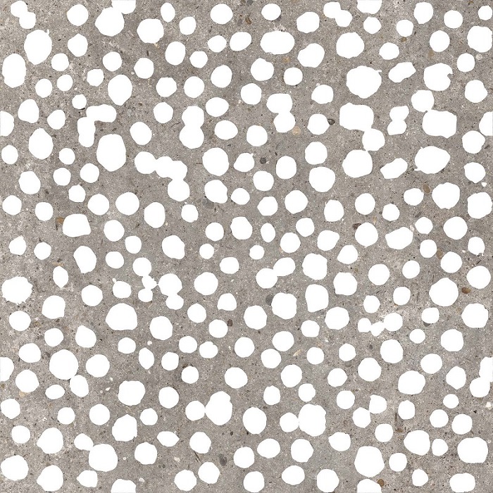 Декоративные элементы ABK Poetry Stone Carpet Grey Nat PF60011101, цвет белый серый, поверхность матовая, квадрат, 600x600