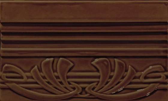 Бордюры Grazia Epoque Terminale Deco Caramel Craquele TED7, цвет коричневый, поверхность глянцевая, квадрат, 120x200