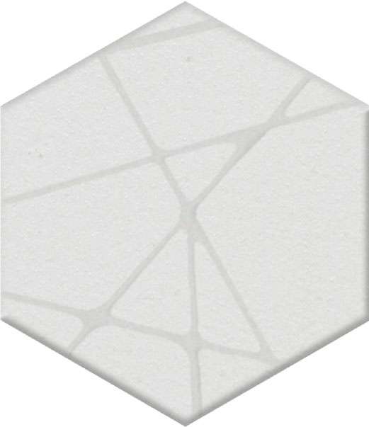 Декоративные элементы Kerama Marazzi Агуста белый OS\A241\63000, цвет белый, поверхность натуральная, шестиугольник, 52x60