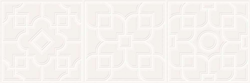 Декоративные элементы Villeroy Boch Allegro White 3D Matt Rec K1440ZB010010, цвет белый, поверхность матовая 3d (объёмная), прямоугольник, 400x1200