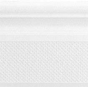 Бордюры Vallelunga Soffio Bianco Alzata 6001054, цвет белый, поверхность матовая, квадрат, 150x150