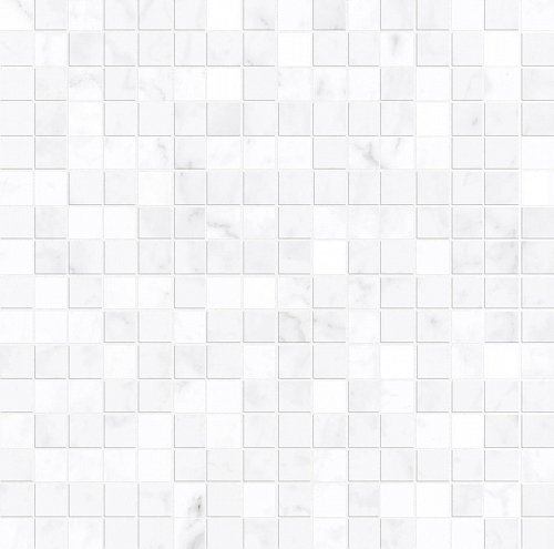 Мозаика Marazzi Italy Allmarble Wall Altissimo Mosaico Lux M8H4, цвет белый, поверхность глянцевая, квадрат, 400x400