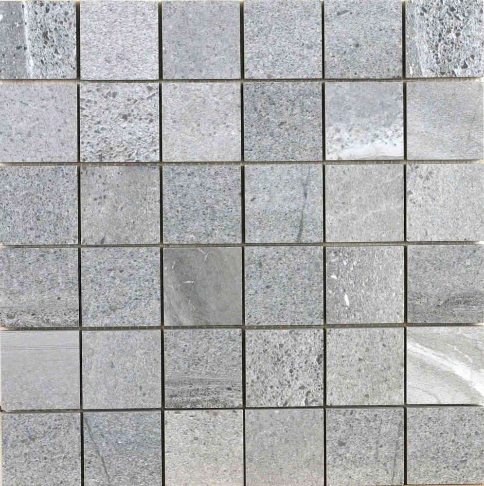 Мозаика Fanal Velvet Gris Lap, цвет серый, поверхность лаппатированная, квадрат, 300x300