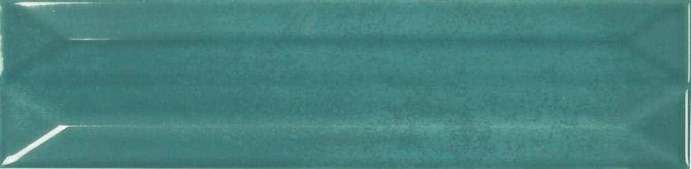 Керамическая плитка APE Refraction Acqua, цвет зелёный, поверхность глянцевая рельефная, прямоугольник, 75x300