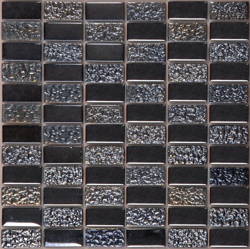 Мозаика NS Mosaic SG-8030, цвет серый, поверхность глянцевая, квадрат, 298x298