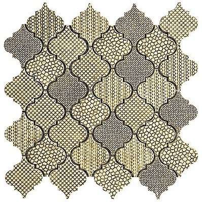 Мозаика Skalini Burj BRJ-3, цвет жёлтый, поверхность глянцевая, квадрат, 305x305