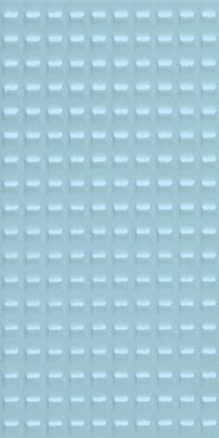 Керамическая плитка Rako Color Two GRND8003, цвет голубой, поверхность структурированная, кабанчик, 100x200