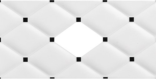 Декоративные элементы STN Ceramica Orion Classic Ventana, цвет чёрно-белый, поверхность глянцевая, прямоугольник, 250x500