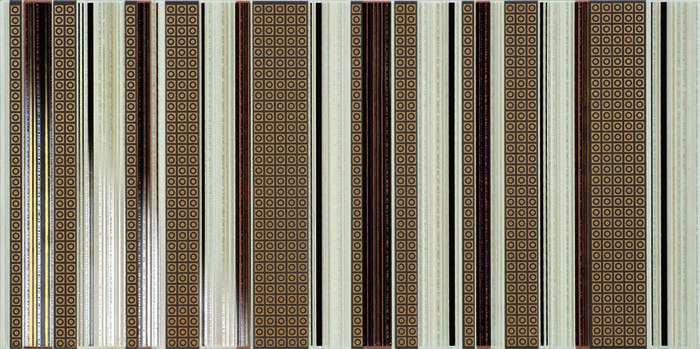 Декоративные элементы Aranda Decor Stripes Cafe, цвет разноцветный, поверхность глянцевая, прямоугольник, 250x500