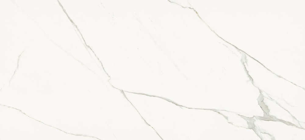 Широкоформатный керамогранит La Faenza Aesthetica AE EXT6 260 LPM, цвет белый, поверхность лаппатированная сатинированная, прямоугольник, 1200x2600