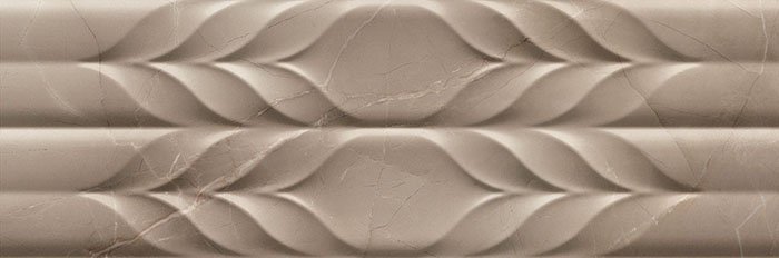Керамическая плитка Azteca Passion R90 Twin Taupe, цвет коричневый, поверхность глянцевая, прямоугольник, 300x900