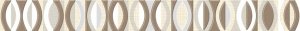 Бордюры Нефрит керамика Элегия 05-01-1-46-03-23-500-0, цвет бежевый, поверхность глянцевая, прямоугольник, 400x40
