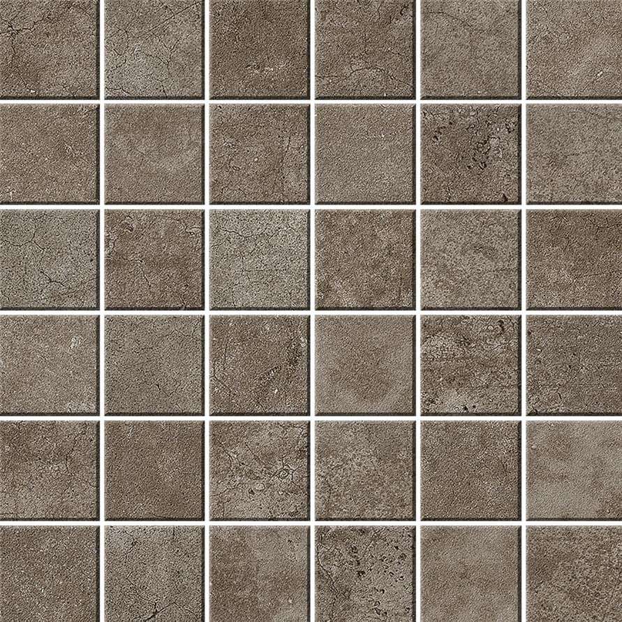 Мозаика Monocibec Esprit Ground Mos (4,7X4,7) 125858, цвет коричневый, поверхность матовая, квадрат, 300x300