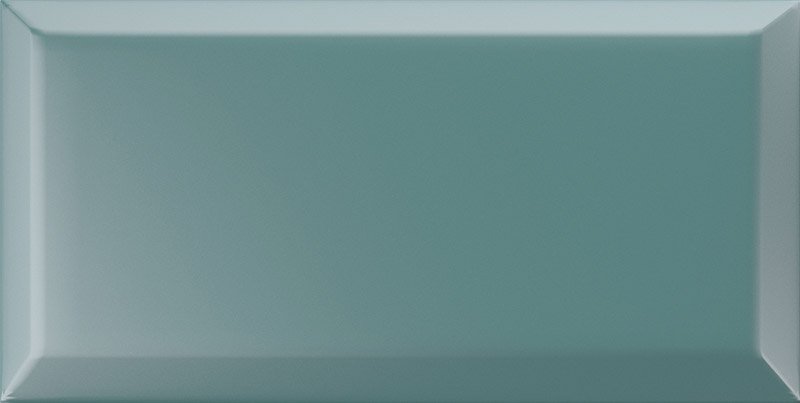 Керамическая плитка Vogue Bisello IN Turchese, цвет зелёный, поверхность сатинированная, кабанчик, 100x200