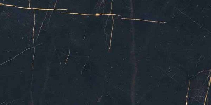 Широкоформатный керамогранит Ariana Nobile Port Noir Lux PF60010994, цвет чёрный, поверхность полированная, прямоугольник, 1200x2800