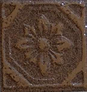 Вставки Azulejos Borja Fuji Taco Ferrico, цвет коричневый, поверхность матовая, квадрат, 80x80