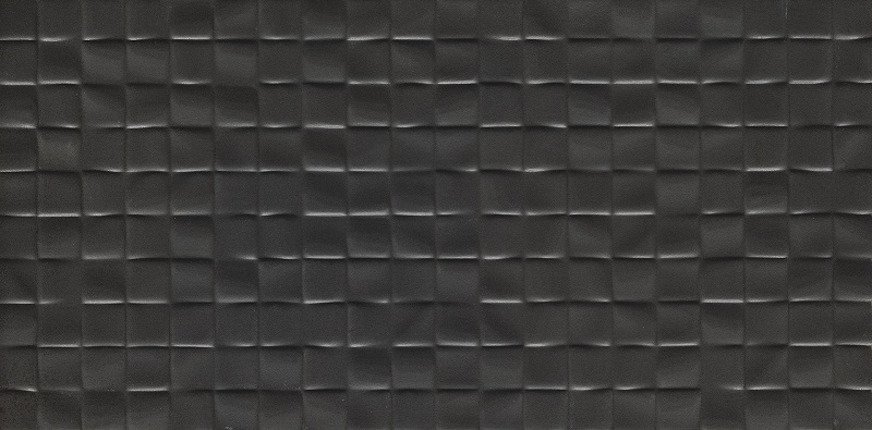 Мозаика Piemme Shades Net Night 02266, цвет чёрный, поверхность 3d (объёмная), прямоугольник, 300x600