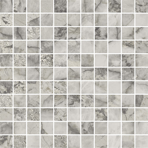 Мозаика La Fabbrica Gemstone Mosaico Grey Nat 179125, цвет серый, поверхность натуральная, квадрат, 300x300
