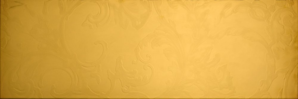 Декоративные элементы Versace Gold Decori Barocco Oro 68710, цвет жёлтый, поверхность глянцевая, прямоугольник, 250x750