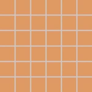 Мозаика Rako Color Two GDM05150 (5x5), цвет оранжевый, поверхность матовая, квадрат, 300x300