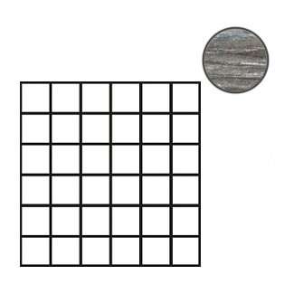 Мозаика Cir Kentucky Mosaico Tessera (5x5) Lexington 1059232, цвет серый, поверхность матовая, квадрат, 300x300