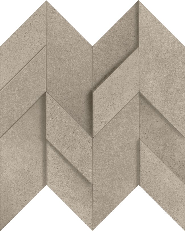 Мозаика Terratinta Kos Sand TTKO02MF3DN, цвет бежевый, поверхность структурированная 3d (объёмная), квадрат, 300x300