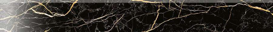 Бордюры Italon Charme Extra Laurent Battiscopa 60 Lux 610130004709, цвет чёрный, поверхность полированная, прямоугольник, 72x600