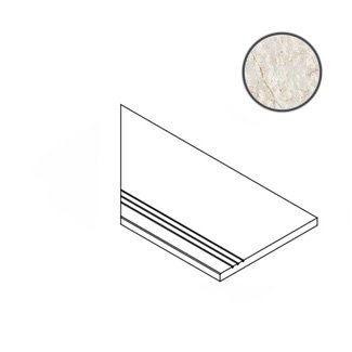 Спецэлементы Italon Contempora Pure Bordo Grip SX 620090000285, цвет белый, поверхность структурированная, прямоугольник, 300x600