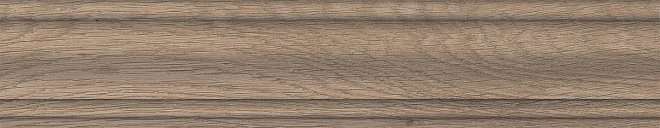 Бордюры Kerama Marazzi Плинтус Про Вуд беж темный DL5101\BTG, цвет коричневый, поверхность матовая, прямоугольник, 80x396