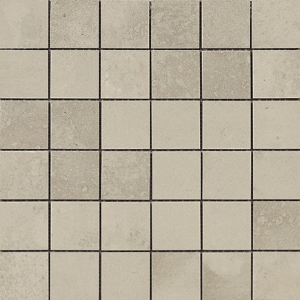 Мозаика Apavisa Nanoarea Taupe Bag Mos, цвет серый, поверхность матовая, квадрат, 300x300