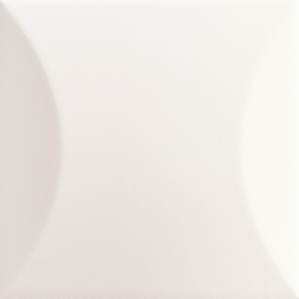 Керамическая плитка Ava UP Cuscino White Glossy 192051, цвет белый, поверхность глянцевая 3d (объёмная), квадрат, 100x100
