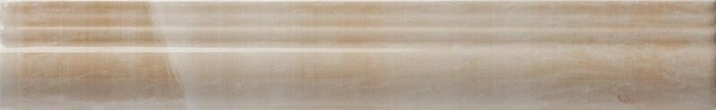 Бордюры Serra Cadoro Pearl White Finishing, цвет бежевый, поверхность глянцевая, прямоугольник, 50x300