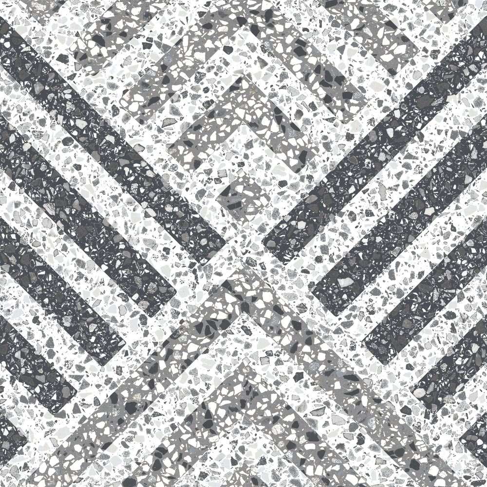 Декоративные элементы Self Style Terrazzo Decor 5 Schemi, цвет серый, поверхность матовая, квадрат, 250x250