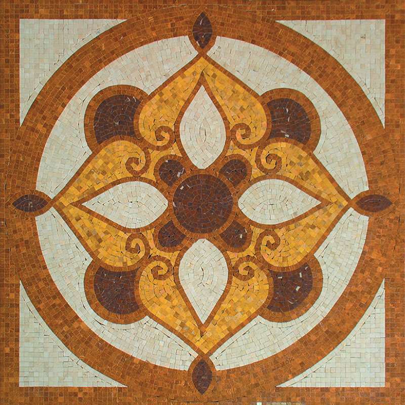 Мозаика Natural Mosaic Мозаичные ковры PH-04, цвет разноцветный, поверхность полированная, квадрат, 1000x1000