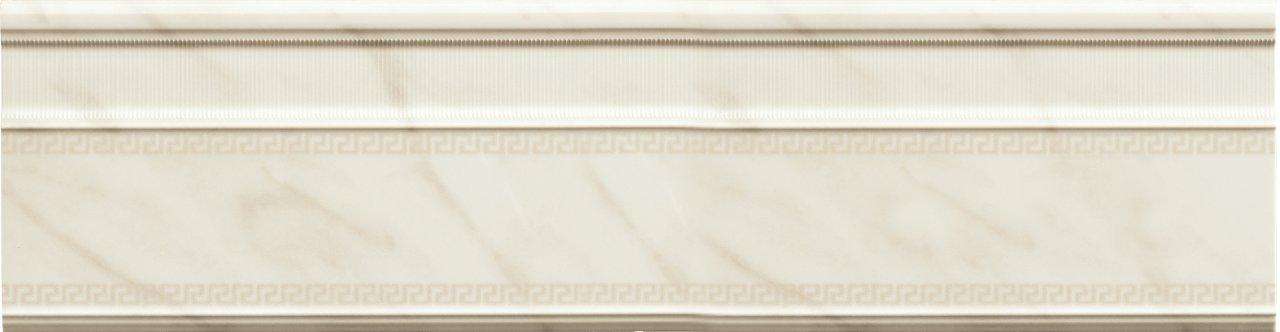 Бордюры Versace Marble Battiscopa Bianco 240791, цвет белый, поверхность лаппатированная, прямоугольник, 150x585